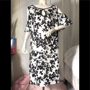 SANGRIA COLD SHOULDER SEXY DRESS 2X